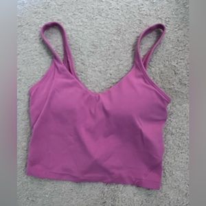 Lululemon pink align tank size 2